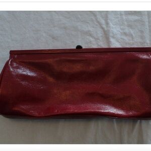 1990’s Red Leather Danier Clutch Purse